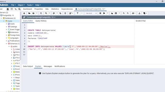 Solución error en PostgreSQL- Insert tiene más expresiones que columnas destino. смотреть онлайн