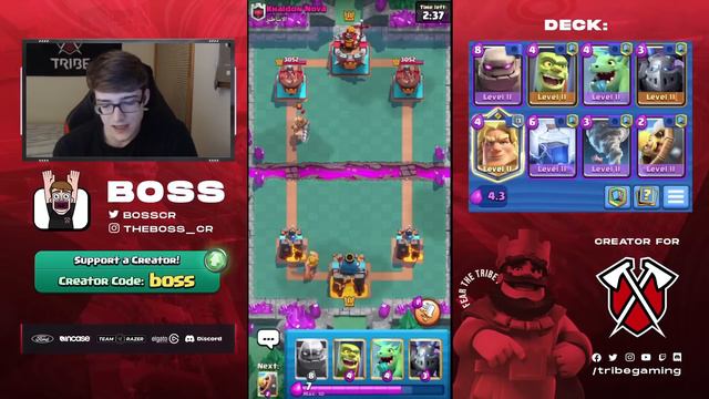 EASY 12 WIN GRAND CHALLENGE with BEST GOLEM DECK! смотреть онлайн