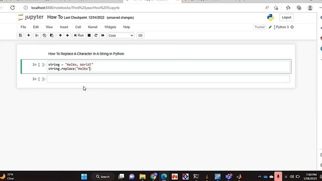 ✅ How To Replace A Character In A String In Python ? смотреть онлайн