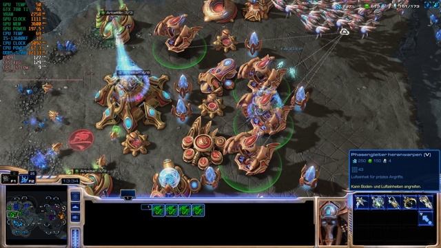 StarCraft II GTX 780 TI 3GB + i5-13600KF 1920 x 1080 Full HD Maximum Details смотреть онлайн