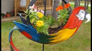 Красивые клумбы для цветов   Beautiful flower beds