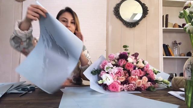 КАК упаковать ПЫШНЫЙ букет смотреть онлайн