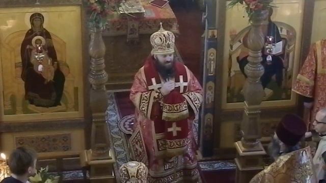 Архиерейская Литургия. Престольный праздник 06.05.2017. Фрагмент 5. смотреть онлайн