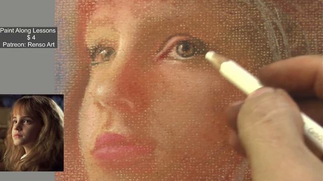 Live Pastel Portrait - Emma Watson