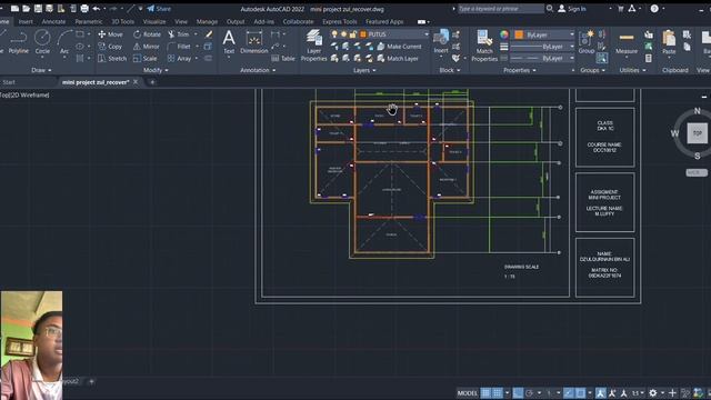 MINI PROJECT AUTOCAD смотреть онлайн
