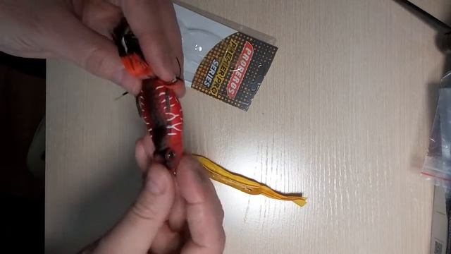 Силиконовая лягушка для рыбалки на змееголова (весом 13 гр.) смотреть онлайн