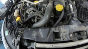 Снятие генератора Renault Fluence