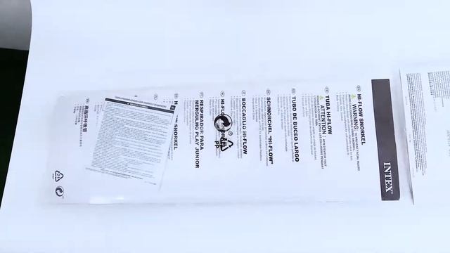 Трубка для плавания Intex 55922, оранжевая смотреть онлайн