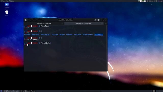 Kali Linux-Sherlock,Th3Inscpector,UserFinder-Znajdz O sobie w internecie. Email Telefon 2021 смотреть онлайн