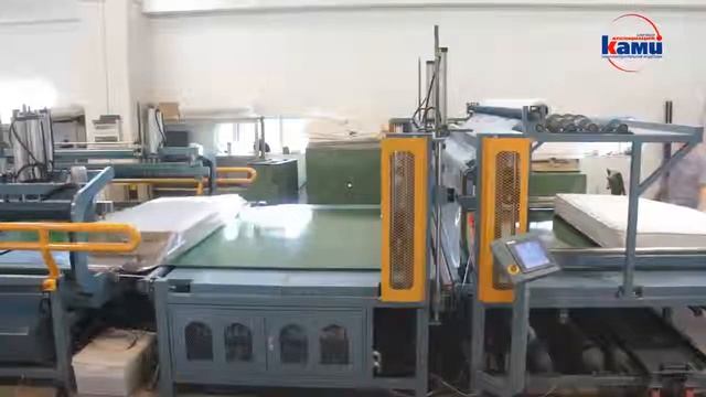 Станок для упаковки матрасов NPB UM 50P | Как упаковать матрас | Процесс смотреть онлайн