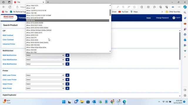 Ricoh MP 2014 How To Download Ricoh Firmware,
