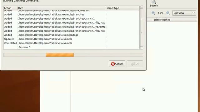 RabbitVCS Checkout смотреть онлайн