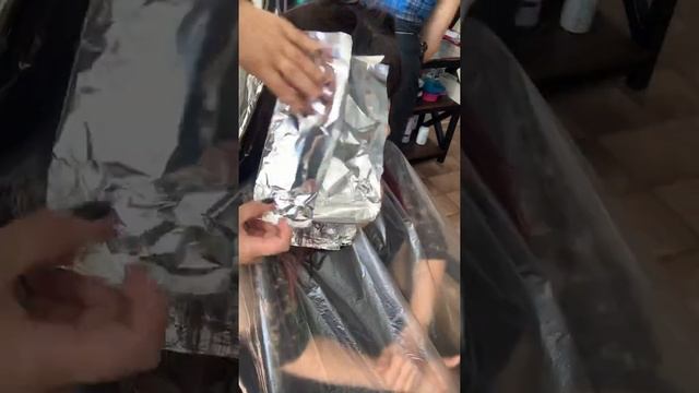 Шатуш. Shatush . Демонстрация работы с озвучкой и формулой тонирования.