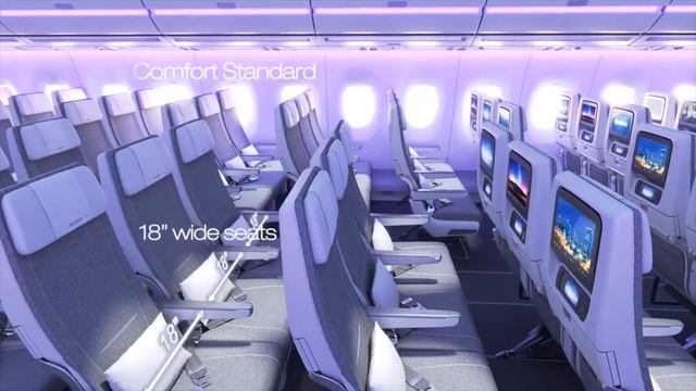 Airbus A350: Interior Cabin Tour Of The A350