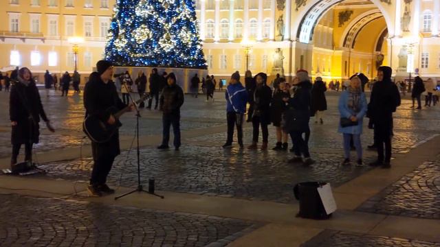Звенит январская вьюга - мощное исполнение смотреть онлайн