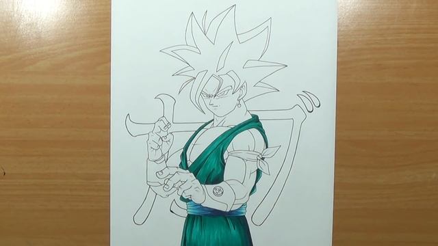 Drawing KABU My Original Saiyan Character! - Base Form! смотреть онлайн