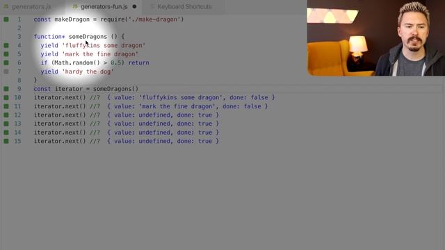 Generators in JavaScript смотреть онлайн