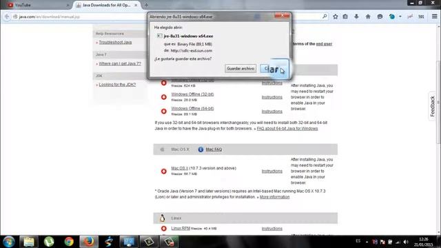 Descargar e instalar Java Full | 32 Y 64 Bits | Loquendo смотреть онлайн