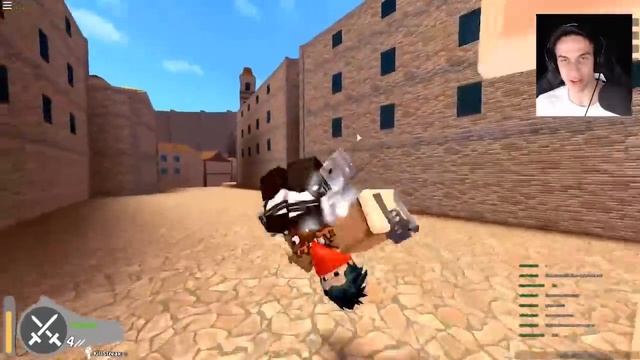 ATTACK ON TITAN IN ROBLOX! (Roblox Attack on Titans) смотреть онлайн