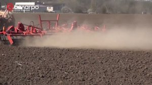 Культиватор широкозахватный Polaris (Полярис) 8.5 в работе