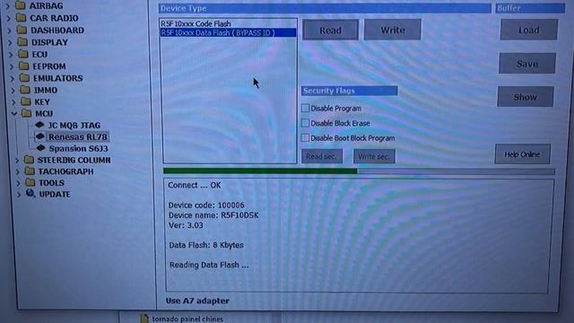 Renesas RL78 - dash C4 PARTNER 2020 RL78 R5F10DSK смотреть онлайн