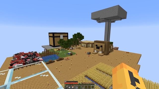 MY EPIC IRON FARM ON ONE BLOCK смотреть онлайн