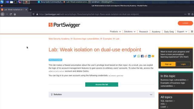 Business Logic Vulnerabilities - الجزء الثاني смотреть онлайн