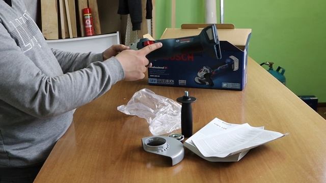 Bosch GWS 18V-10  Кутова шліфувальна машина Bosch (болгарка)#bosch  #anglegrinder #cordless