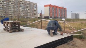 Ставим блок комнаты 1 часть