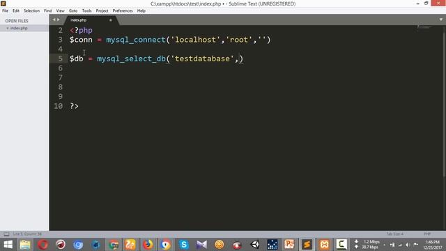 How to connect database in php смотреть онлайн