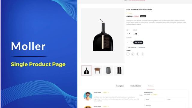 Moller - Decor Bootstrap ECommerce Template | Decor Website Template