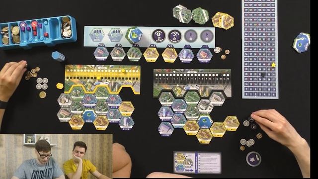 SimCity на столе? Настольная игра Пригород. Играем вдвоём. смотреть онлайн