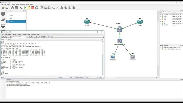 Tips para GNS3: Usando VPCs, Cloud, NAT para conexion a Internet смотреть онлайн