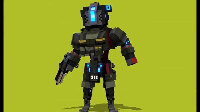 Minecraft Stim Pilot Rig (Titanfall 2) (C4D) смотреть онлайн