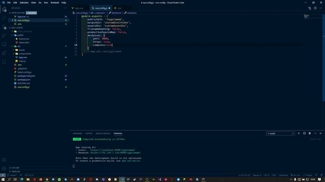 Vuejs Env & Config Kullanımı смотреть онлайн