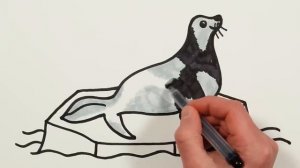 Рисуем фломастерами. Простой милый рисунок. Рисование для детей