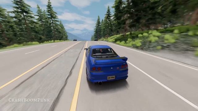 Loss of Control Car Crashes #62 – BeamNG Drive | CrashBoomPunk смотреть онлайн