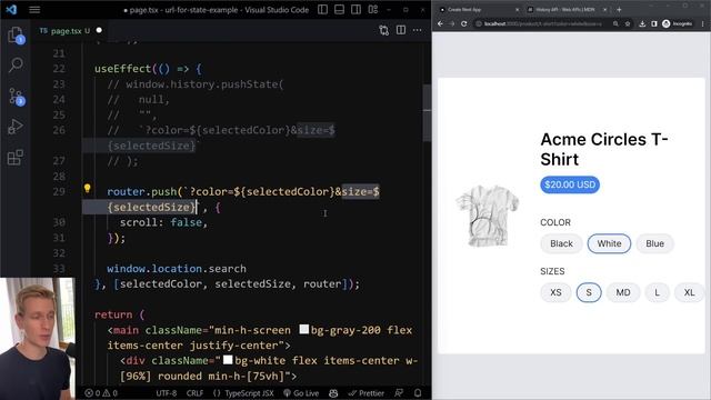 STOP using useState, instead put state in URL (in React & Next.js) смотреть онлайн