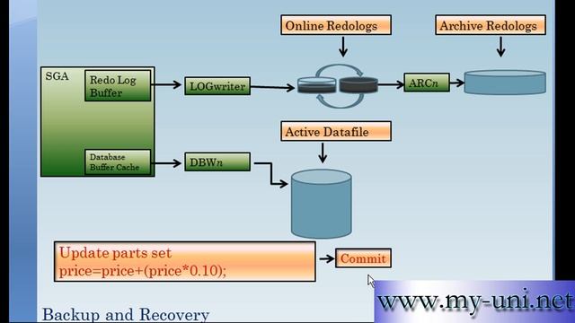Oracle DBA, Backup and recovery concepts, 1e10 смотреть онлайн