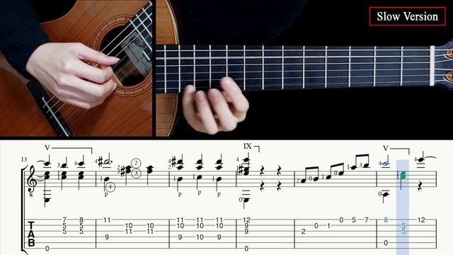 Maria Luisa - Guitar Lesson + TAB смотреть онлайн