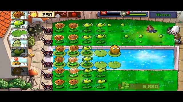 Plants Vs Zombies: Pool Level 1 And 3 - Gameplay Walkthrough Part 6 смотреть онлайн