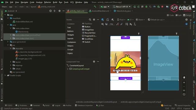 ¿Cómo compartir una imagen en Android Studio ? texto o link смотреть онлайн