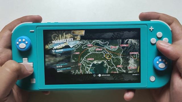 Burnout Paradise Remastered Nintendo Switch Lite Gameplay смотреть онлайн