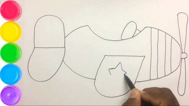 How to draw a helicopter easy step by step for kids. Draw helicopter. Easy helicopter drawing. смотреть онлайн