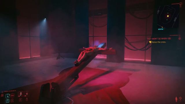 Cyberpunk 2077 - CRUCIFIXATION, DISTURBING SCENE (Sinnerman Quest) смотреть онлайн