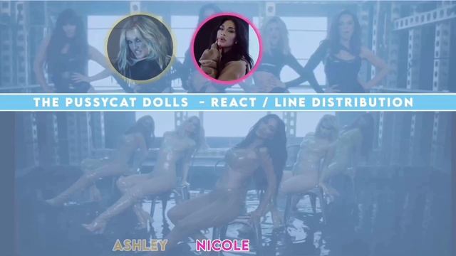The Pussycat Dolls ~ React ~ Line Distribution смотреть онлайн