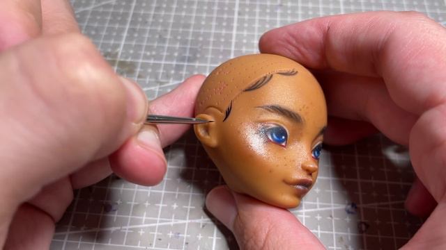 the Moon 🌙 Tarot Card Inspired Custom Doll Repaint смотреть онлайн