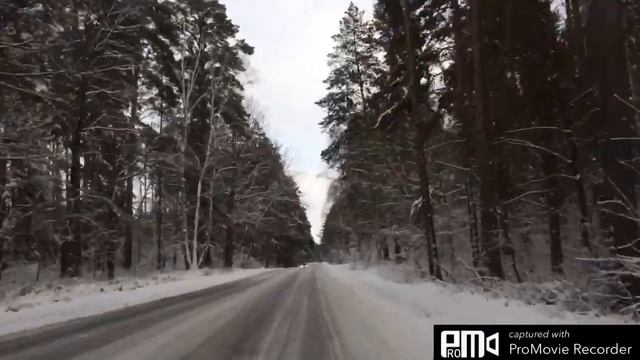 Лес в снегу.Кувшинчик на плетне. смотреть онлайн