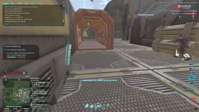 Orbital Strike 13 Streak on Construction Site Beta! Planetside 2 смотреть онлайн