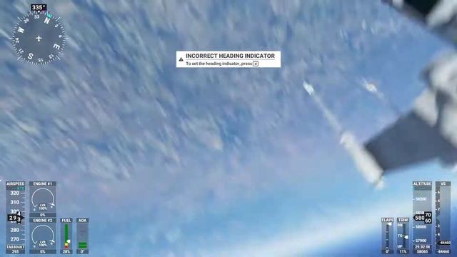 Microsoft Flight Simulator 2020, Descending the Xwing from SPACE (Unedited) смотреть онлайн
